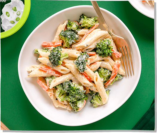 Creamy Pasta with Veggies